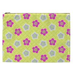 Traditional Patterns Plum Cosmetic Bag (xxl)