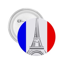 Eiffel Tower France Flag Tower 2 25  Buttons