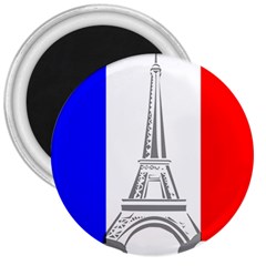 Eiffel Tower France Flag Tower 3  Magnets