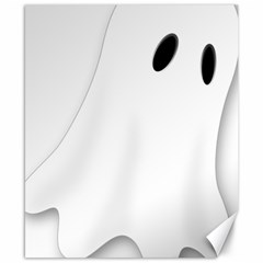 Ghost Boo Halloween Spooky Haunted Canvas 8  X 10 