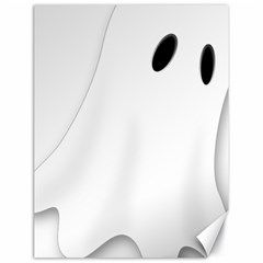 Ghost Boo Halloween Spooky Haunted Canvas 18  X 24 