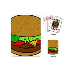 Hamburger Cheeseburger Fast Food Playing Cards (mini)