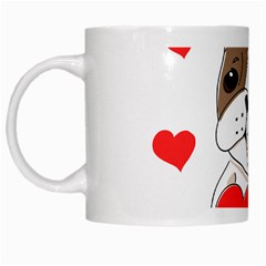 Animation Dog Cute Animate Comic White Mugs