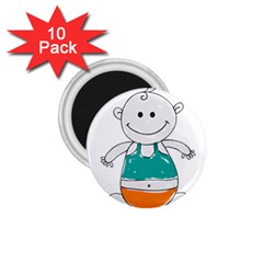 Baby Cute Child Birth Happy 1 75  Magnets (10 Pack) 