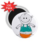Baby Cute Child Birth Happy 2.25  Magnets (100 pack)  Front