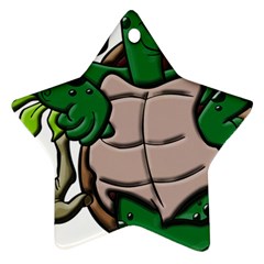 Amphibian Animal Cartoon Reptile Ornament (star)