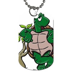 Amphibian Animal Cartoon Reptile Dog Tag (one Side)