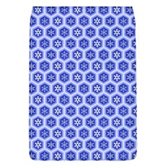 Hexagonal Pattern Unidirectional Blue Removable Flap Cover (l)