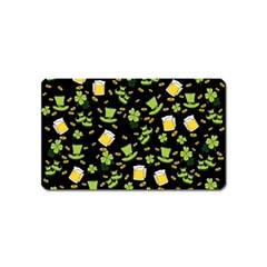 St Patricks Day Pattern Magnet (name Card) by Valentinaart