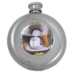 Henry Moore Round Hip Flask (5 oz) Front