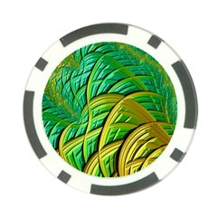 Patterns Green Yellow String Poker Chip Card Guard