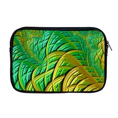 Patterns Green Yellow String Apple Macbook Pro 17  Zipper Case