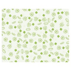 St Patricks Day Pattern Double Sided Flano Blanket (medium)  by Valentinaart