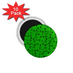 St Patricks Day Pattern 1 75  Magnets (10 Pack)  by Valentinaart