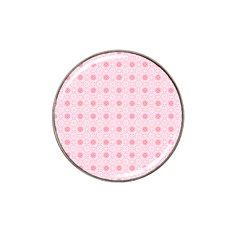 Traditional Patterns Pink Octagon Hat Clip Ball Marker (4 Pack)