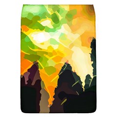 Forest Trees Nature Wood Green Removable Flap Cover (l)