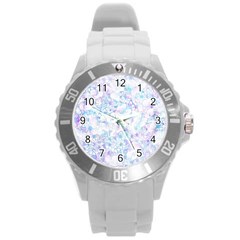 Blossom In A Hundred - Round Plastic Sport Watch (l) by WensdaiAmbrose