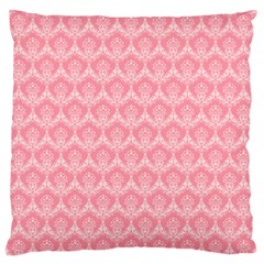 Damask Floral Design Seamless Large Flano Cushion Case (one Side) by Pakrebo