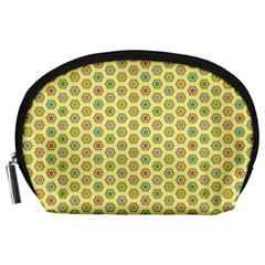 A Hexagonal Pattern Unidirectional Accessory Pouch (large) by Pakrebo