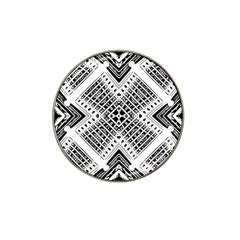 Pattern Tile Repeating Geometric Hat Clip Ball Marker (4 Pack)