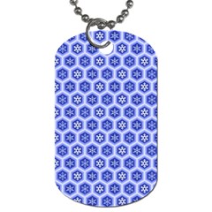 A Hexagonal Pattern Unidirectional Dog Tag (two Sides) by Pakrebo