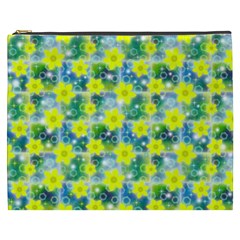 Narcissus Yellow Flowers Winter Cosmetic Bag (xxxl) by Pakrebo