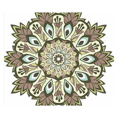 Mandala Pattern Round Floral Double Sided Flano Blanket (small)  by Pakrebo