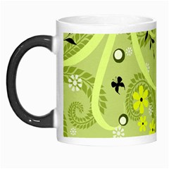 Seamless Pattern Green Garden Morph Mugs