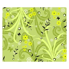 Seamless Pattern Green Garden Double Sided Flano Blanket (Small) 