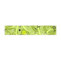 Seamless Pattern Green Garden Flano Scarf (Mini)