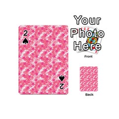 Phlox Spring April May Pink Playing Cards 54 (mini) by Pakrebo