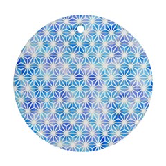 Traditional Patterns Hemp Pattern Ornament (round)