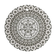 Vector Mandala Drawing Decoration Ornament (round)