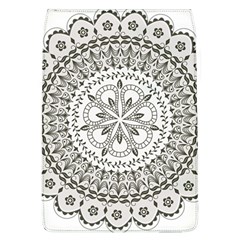 Vector Mandala Drawing Decoration Removable Flap Cover (l)