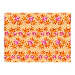 Maple Leaf Autumnal Leaves Autumn Double Sided Flano Blanket (mini)  by Pakrebo