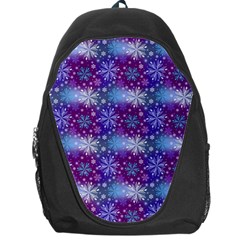 Snow White Blue Purple Tulip Backpack Bag