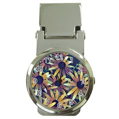 Spring Floral Black Eyed Susan Money Clip Watches by Pakrebo