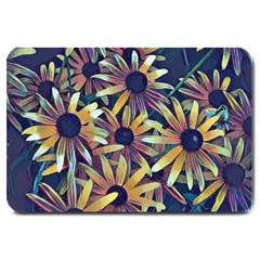 Spring Floral Black Eyed Susan Large Doormat  by Pakrebo