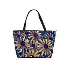 Spring Floral Black Eyed Susan Classic Shoulder Handbag by Pakrebo