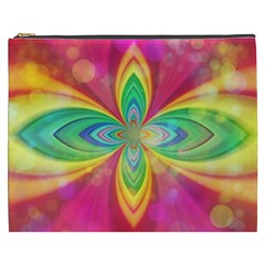 Color Abstract Form Ellipse Bokeh Cosmetic Bag (xxxl) by Pakrebo