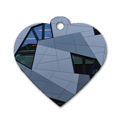 Abstract Modern Pattern Design Dog Tag Heart (two Sides) by Pakrebo