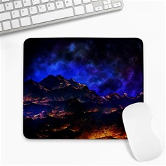 Landscape Sci Fi Alien World Large Mousepads by Pakrebo