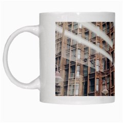 Chicago L Morning Commute White Mugs by Riverwoman