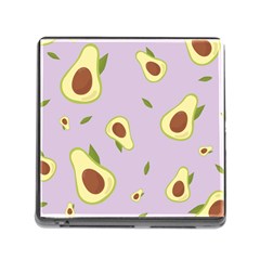 Avocado Green With Pastel Violet Background2 Avocado Pastel Light Violet Memory Card Reader (square 5 Slot) by genx