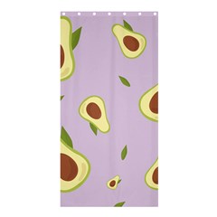 Avocado Green With Pastel Violet Background2 Avocado Pastel Light Violet Shower Curtain 36  X 72  (stall)  by genx