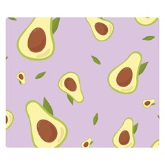 Avocado Green With Pastel Violet Background2 Avocado Pastel Light Violet Double Sided Flano Blanket (small)  by genx