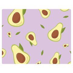 Avocado Green With Pastel Violet Background2 Avocado Pastel Light Violet Double Sided Flano Blanket (medium)  by genx