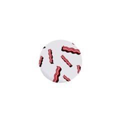 Funny Bacon Slices Pattern Infidel Red Meat 1  Mini Magnet by genx