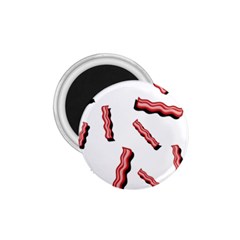 Funny Bacon Slices Pattern Infidel Red Meat 1 75  Magnet by genx