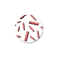 Funny Bacon Slices Pattern Infidel Red Meat Golf Ball Marker (4 Pack) by genx